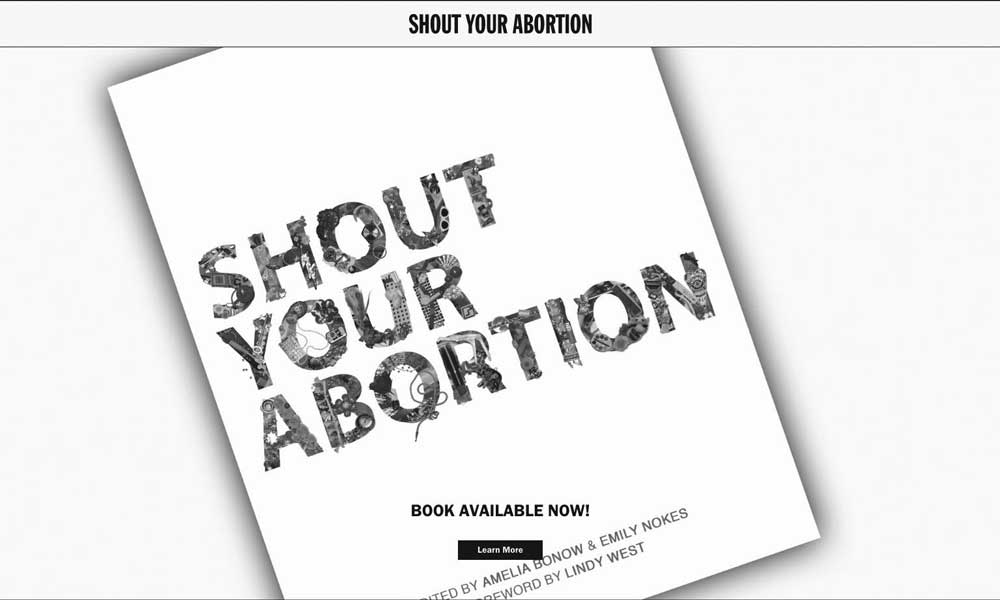 Shout Your Abortion movement and site